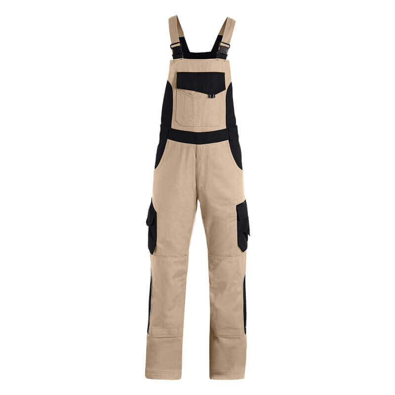 FHB Latzhose ECKHARD beige-schwarz FHB Latzhose ECKHARD beige-schwarz