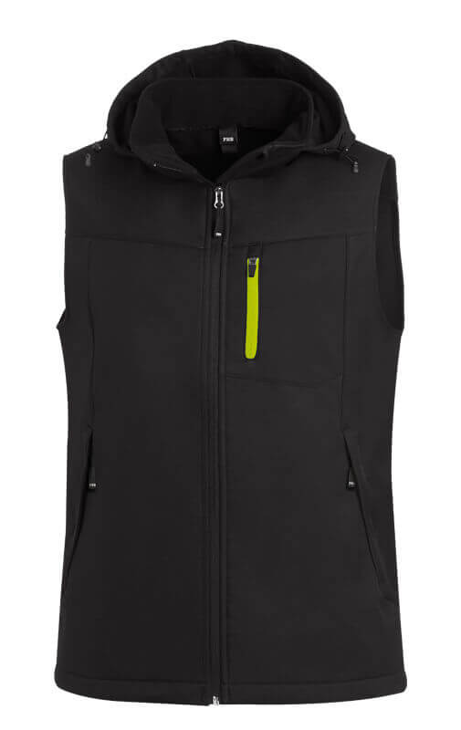 FHB Softshellweste JUSTUS schwarz FHB Softshellweste JUSTUS schwarz