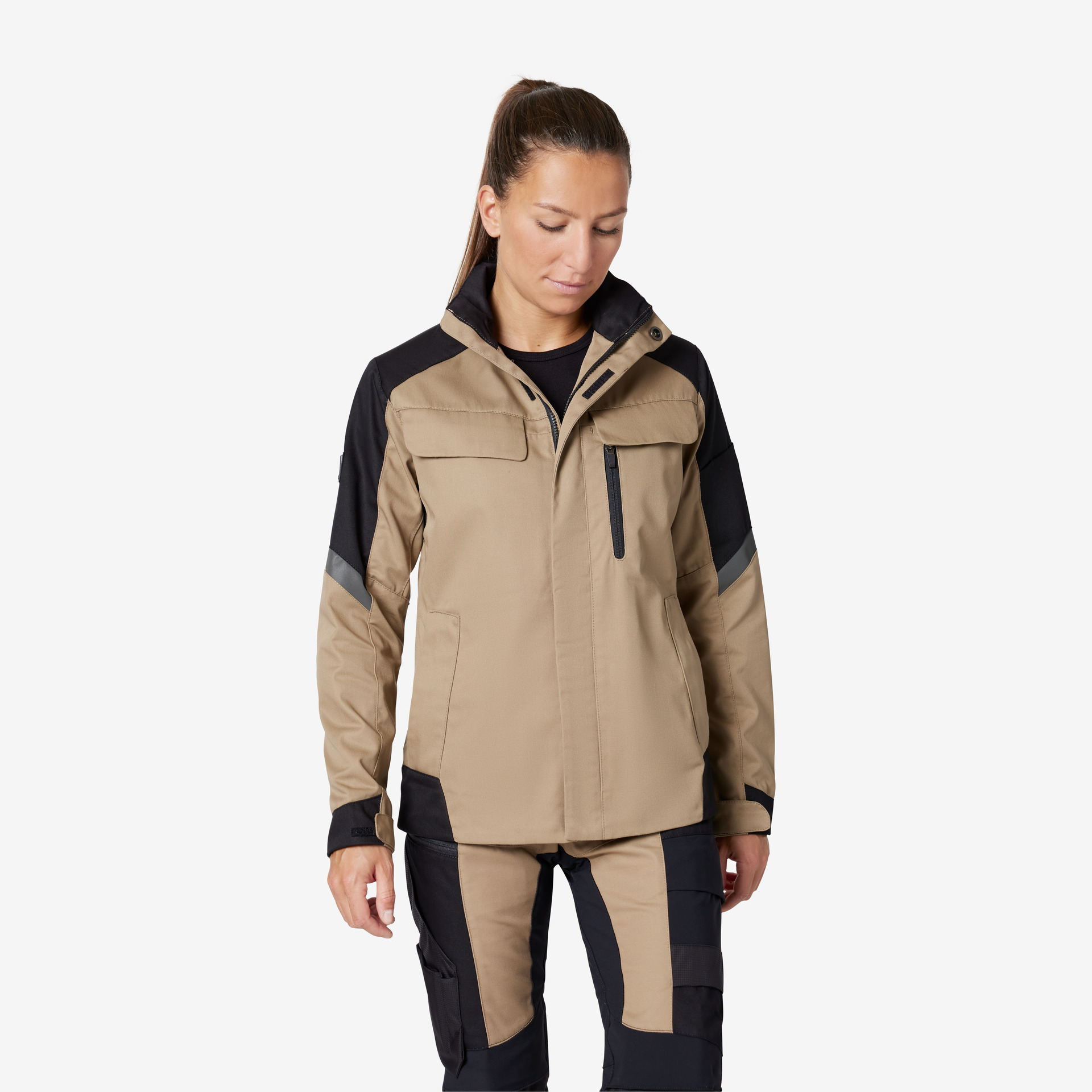 FHB Damen Arbeitsjacke ANDREA beige