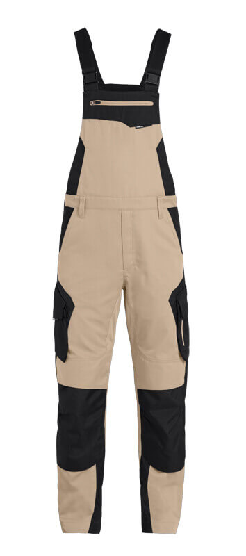 FHB Latzhose PASCAL beige-schwarz FHB Latzhose PASCAL beige-schwarz