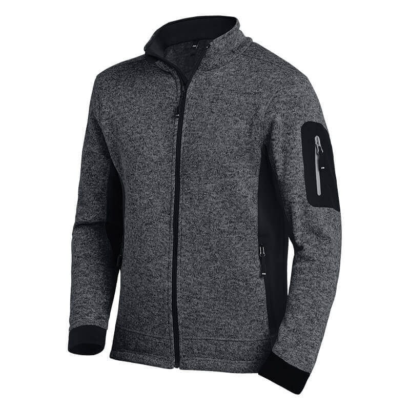 FHB Strick-Fleece-Jacke CHRISTOPH anthrazit-schwarz FHB Strick-Fleece-Jacke CHRISTOPH anthrazit-schwarz
