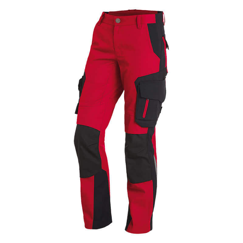 FHB Damen Arbeitshose ALMA rot-schwarz FHB Damen Arbeitshose ALMA rot-schwarz