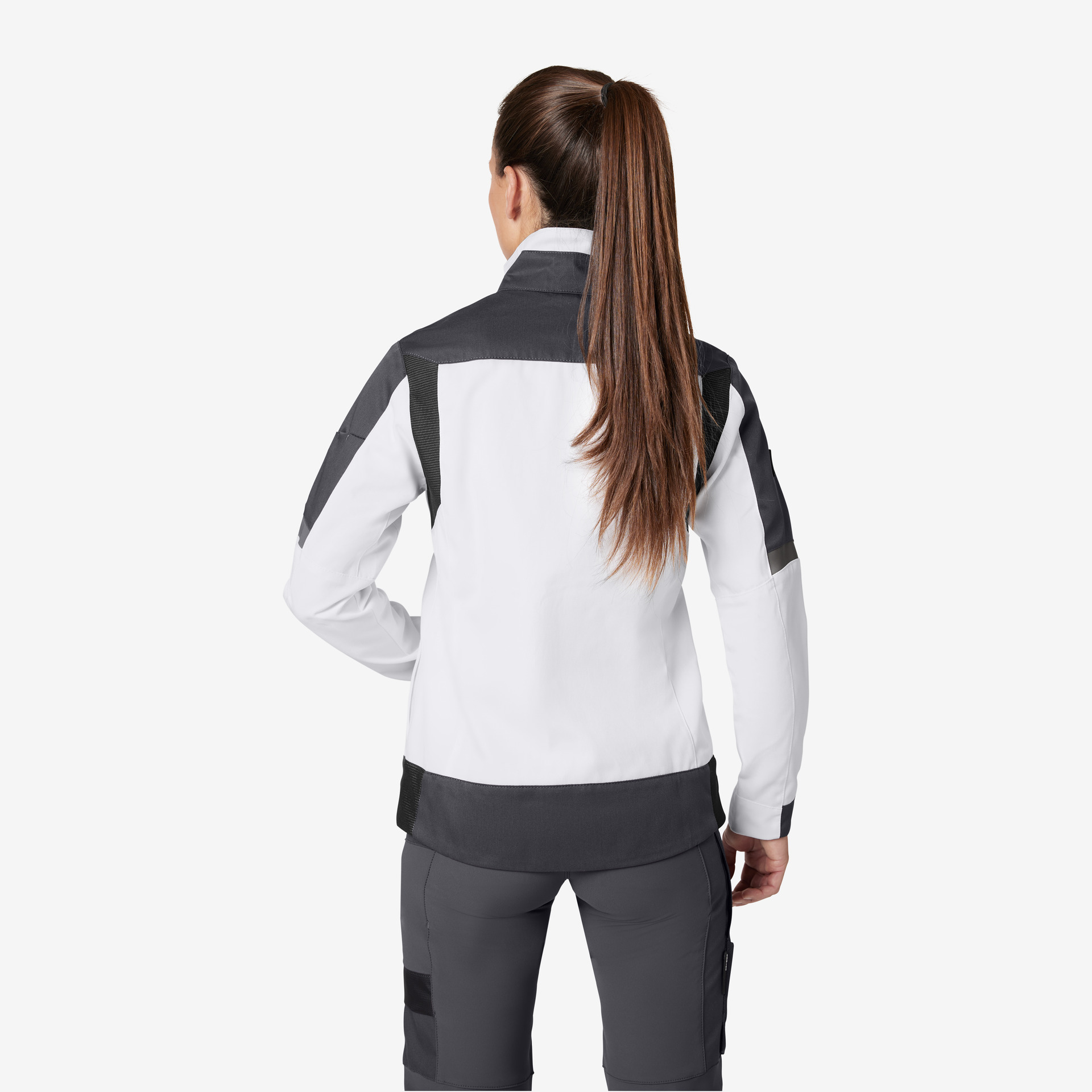 FHB Damen Arbeitsjacke ANDREA weiß