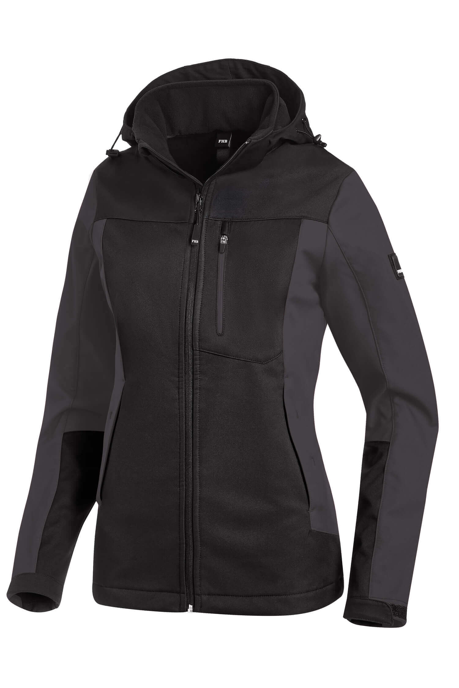 FHB Damen Softshell-Jacke JULIA anthrazit-schwarz FHB Damen Softshell-Jacke JULIA anthrazit-schwarz