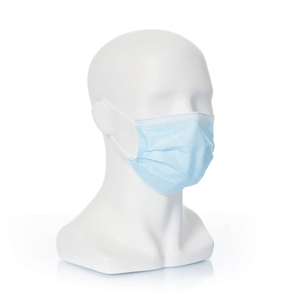 Einweg-Gesichtsmaske Typ IIR, 10er Pack, hellblau
