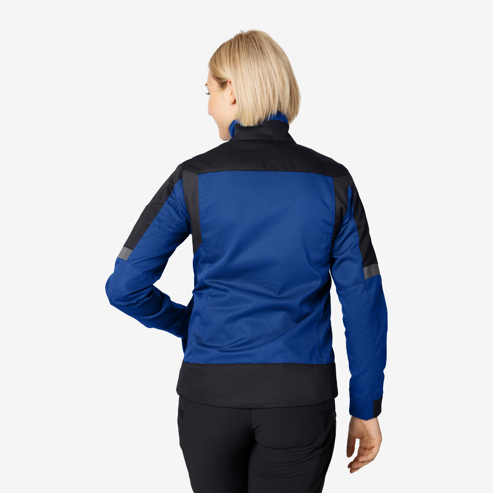 FHB Damen Arbeitsjacke ANDREA royalblau -schwarz
