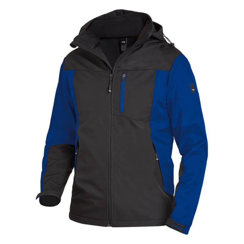 FHB Softshelljacke JANNIK royalblau -schwarz FHB Softshelljacke JANNIK royalblau -schwarz