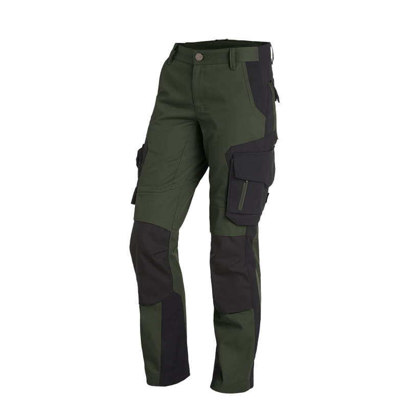 FHB Damen Arbeitshose ALMA oliv-schwarz