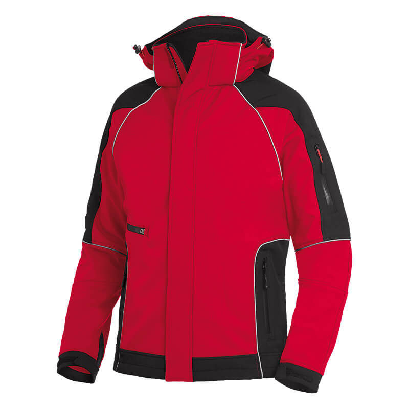 FHB Softshelljacke WALTER rot-schwarz