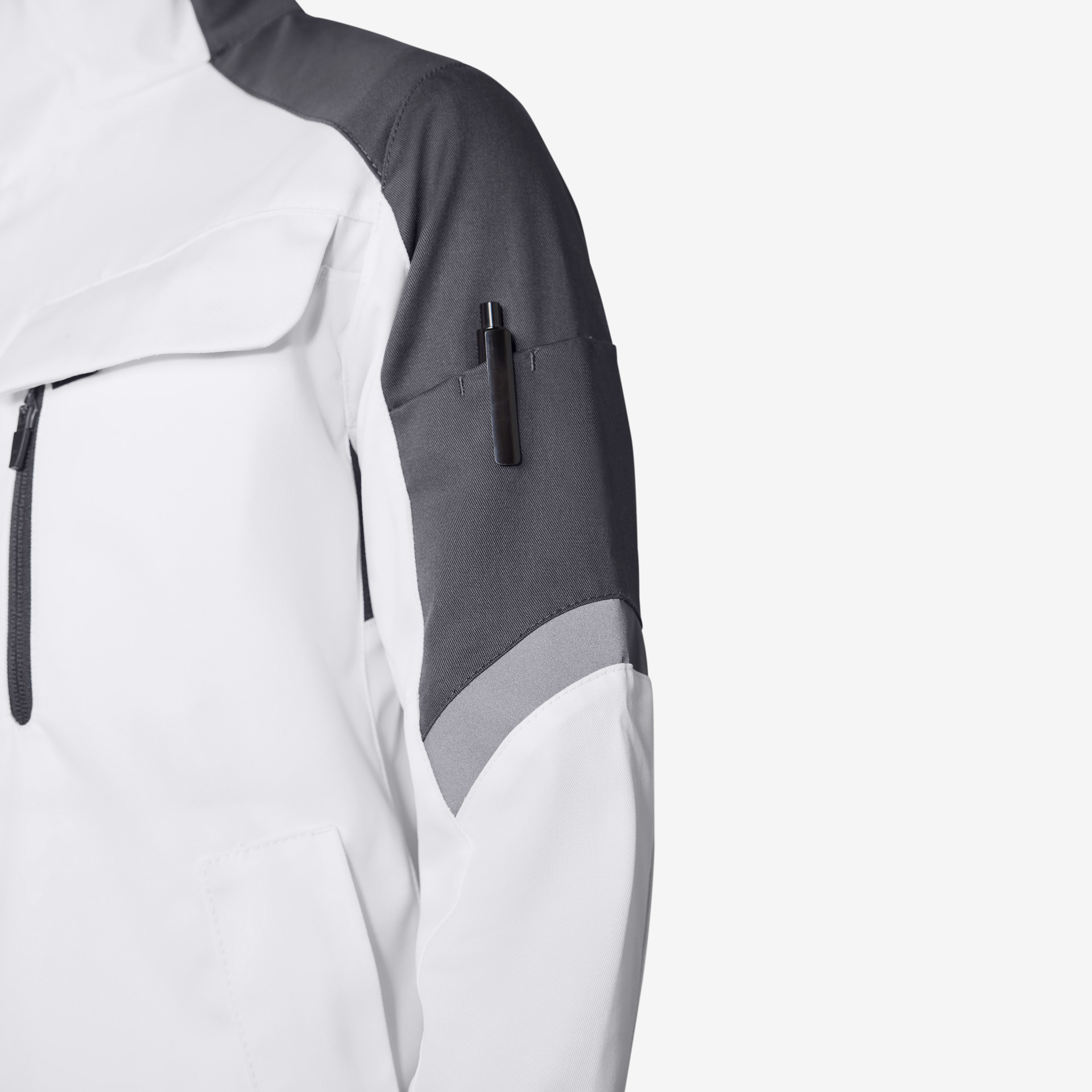 FHB Damen Arbeitsjacke ANDREA weiß