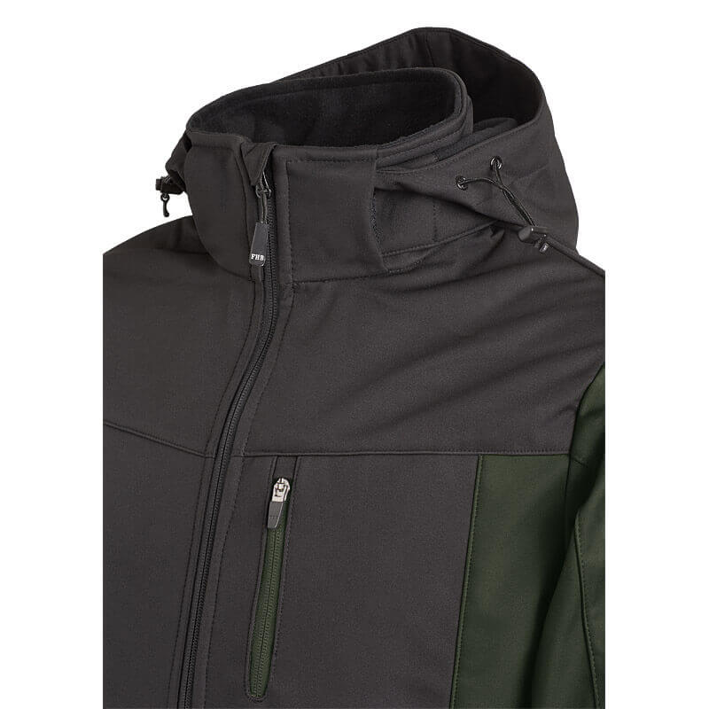 79105 FHB Softshelljacke JANNIK oliv -schwarz Größe M