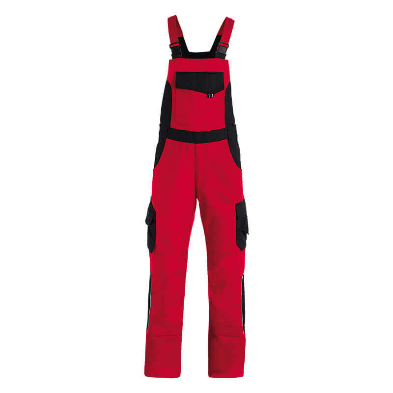 FHB Latzhose ECKHARD rot- schwarz FHB Latzhose ECKHARD rot-schwarz