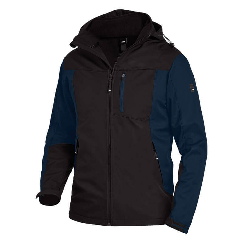 FHB Softshelljacke JANNIK marine- schwarz FHB Softshelljacke JANNIK marine -schwarz