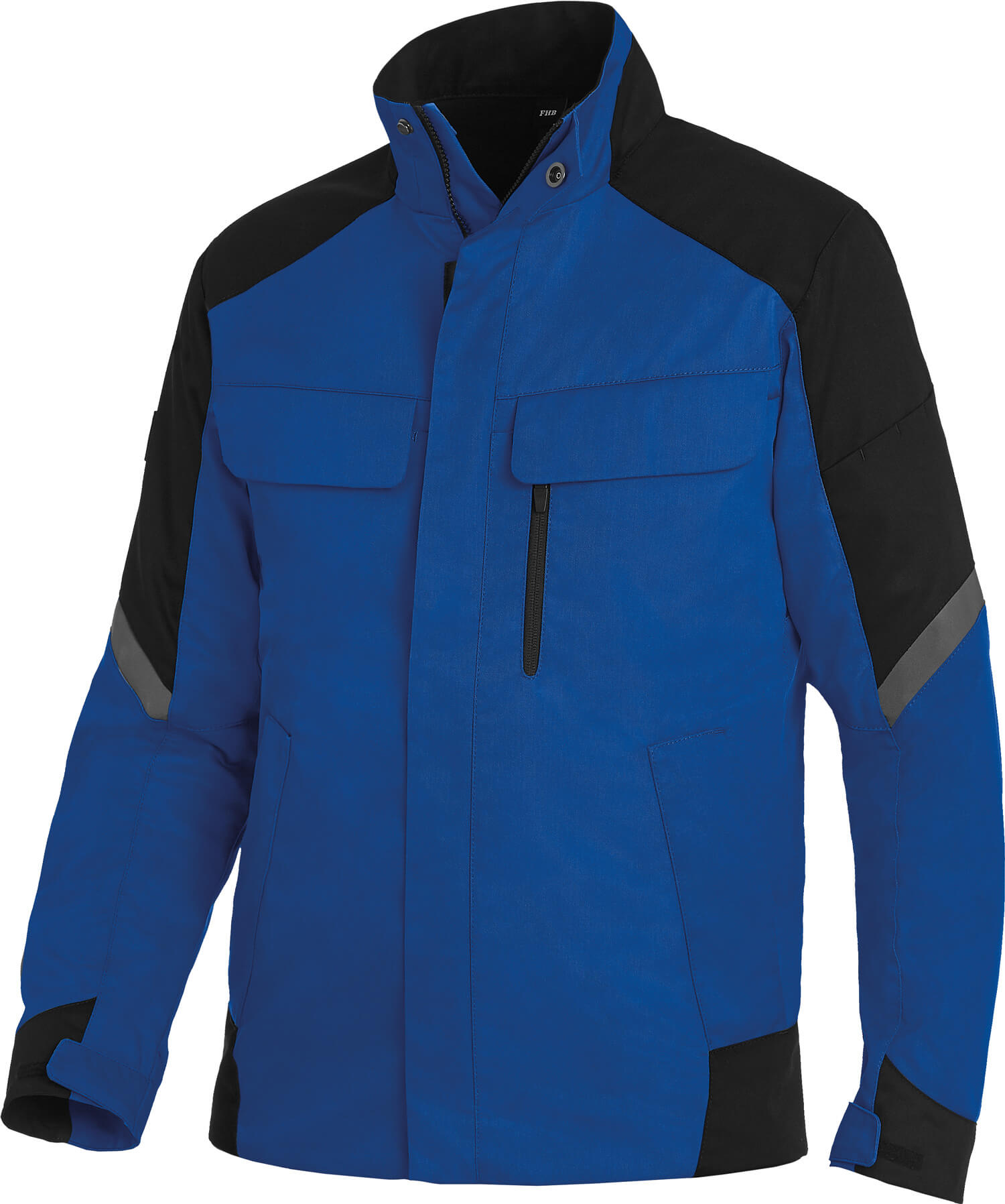 FHB Arbeitsjacke FRANK royalblau -schwarz
