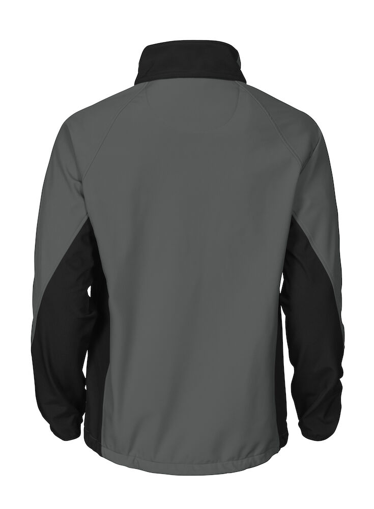 ProJob Softshelljacke | 642422 grau Ruecken