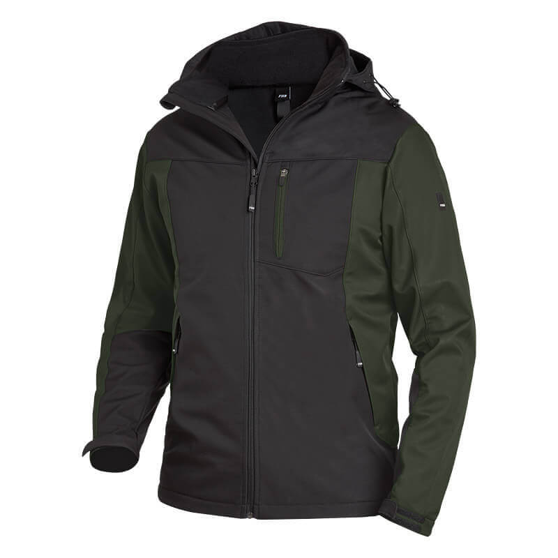 FHB Softshelljacke JANNIK oliv -schwarz FHB Softshelljacke JANNIK oliv -schwarz