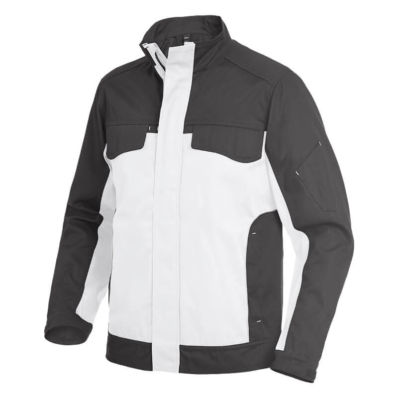 FHB Arbeitsjacke ERNST weiß- anthrazit