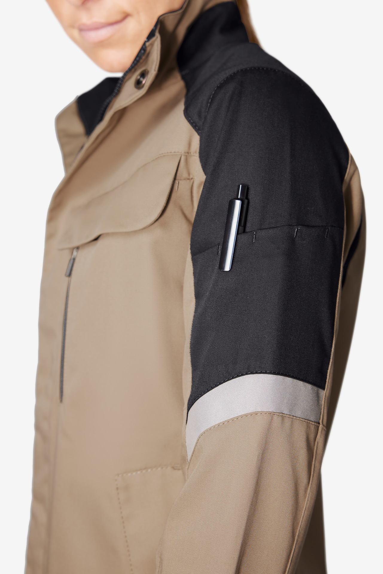 FHB Damen Arbeitsjacke ANDREA beige