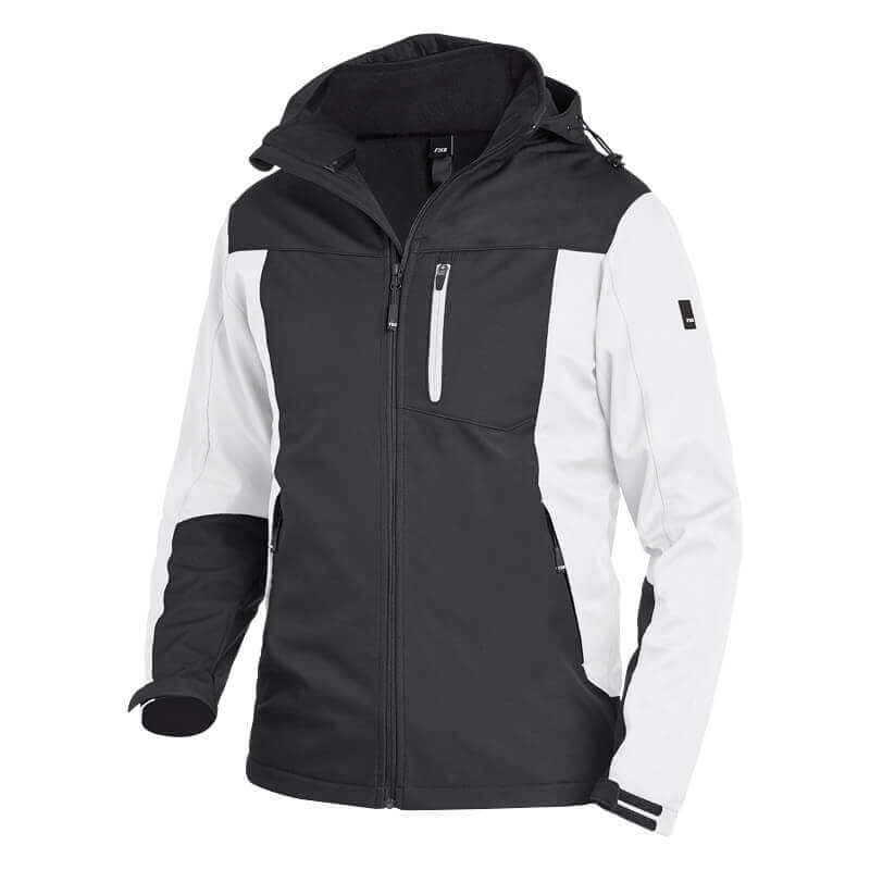 FHB Softshelljacke JANNIK weiß- anthrazit FHB Softshelljacke JANNIK weiß- anthrazit
