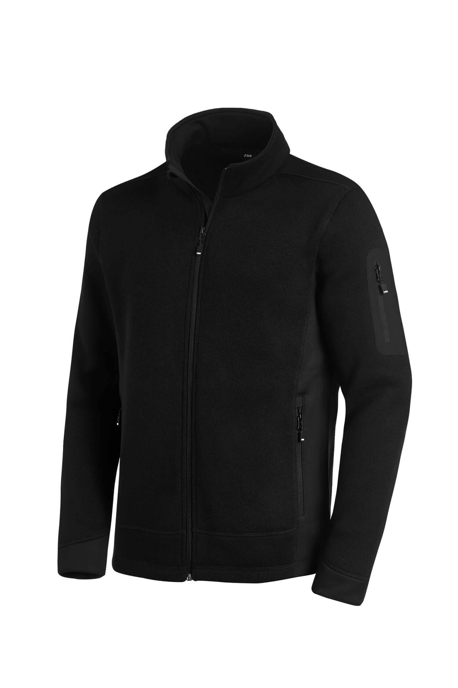 FHB Strick-Fleece-Jacke CHRISTOPH schwarz FHB Strick-Fleece-Jacke CHRISTOPH schwarz